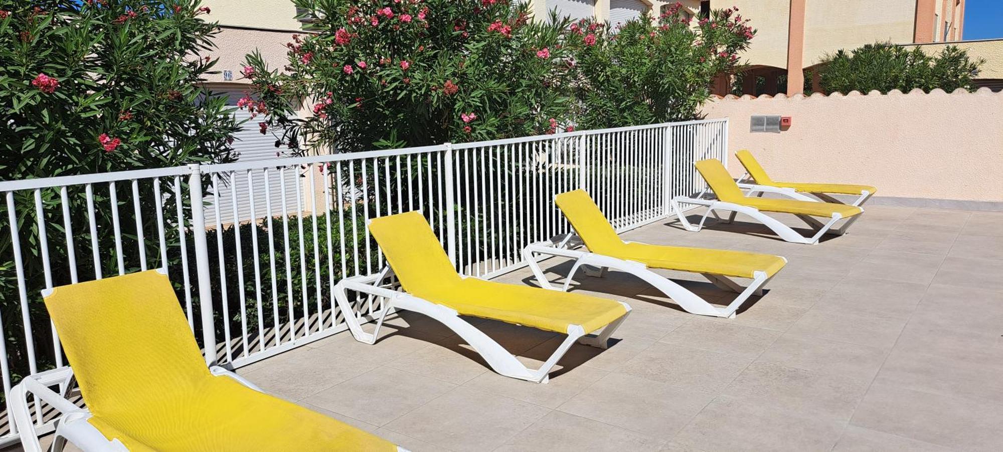 Au Village Coeur De Barcares Studio Vue Mer 3 Couchages Le Barcarès Exterior foto